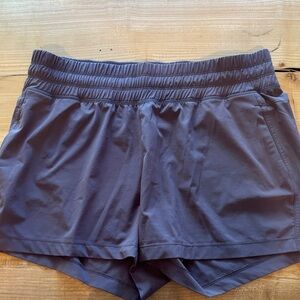 Women's free fly breeze Elastic Waist Shorts - purple